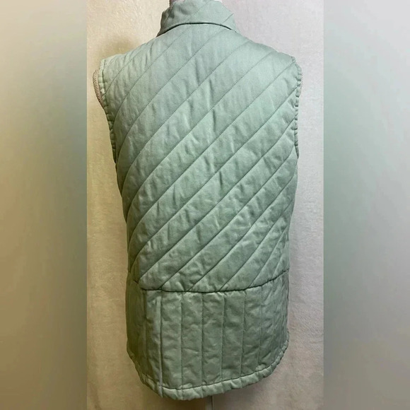 Christopher & Banks quilted button up vest women’s size S - Picture 6 of 12